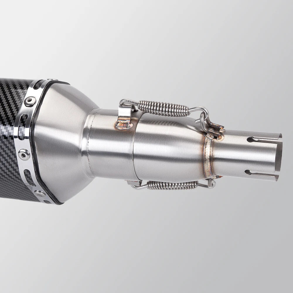 Universal intermediate link pipe for motorcycles, modified muffler, universal diameter 51mm, multiple diameter sizes