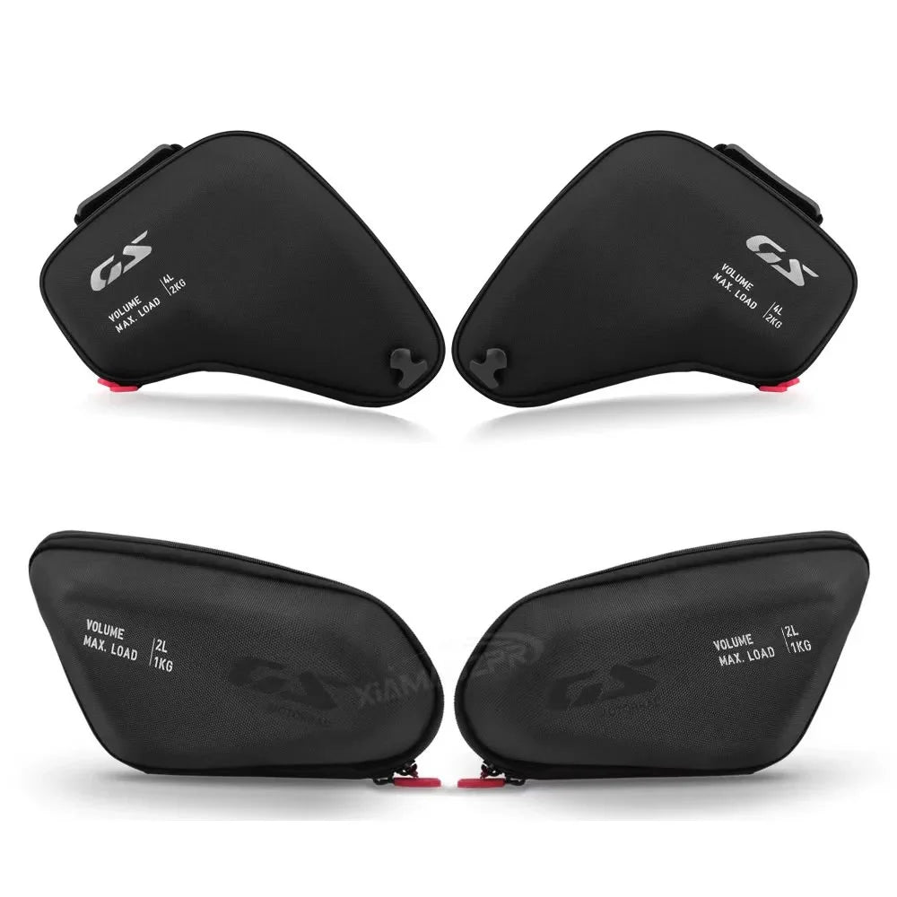 For R1300 GS ADV R1300GSA R1300GS Adventure 2024-2025 Motorcycle Left Right Radiator Cowl Bag Fairing Waterproof Tool Bag