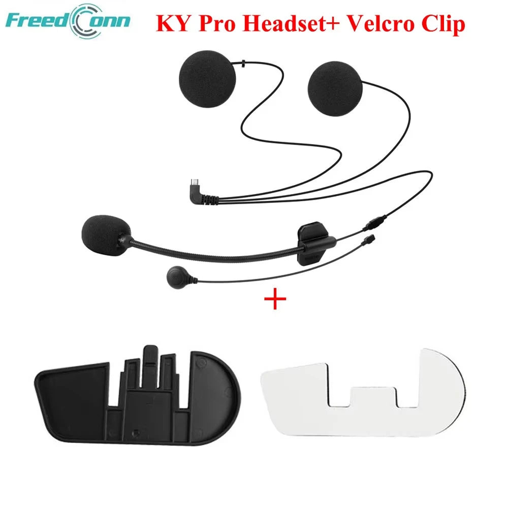 Freedconn Clip Mount Glue Base Bluetooth Helmet Interphone Microphone Headphone Headset Accessories for Ky Ky pro