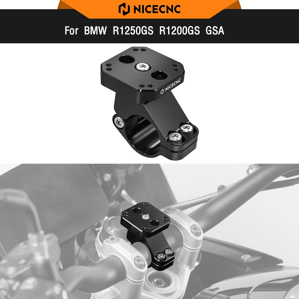For BMW R1250GS GSA 2019-2023 R1300GS/Adventure 2024-2025 GPS Mount AMPS Pattern 32mm Handlebar Clamp R1200GS Adventure 2013-18