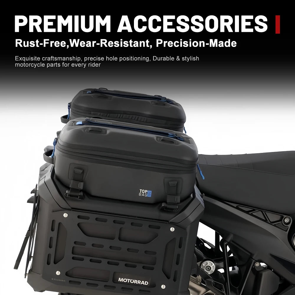 For BMW R13OOGS ADV 2024-2026 Motorcycle Luggage Bags Additional  Rear Seat Bag Luggage Top Case Bag  Motorcycle Tail Bag