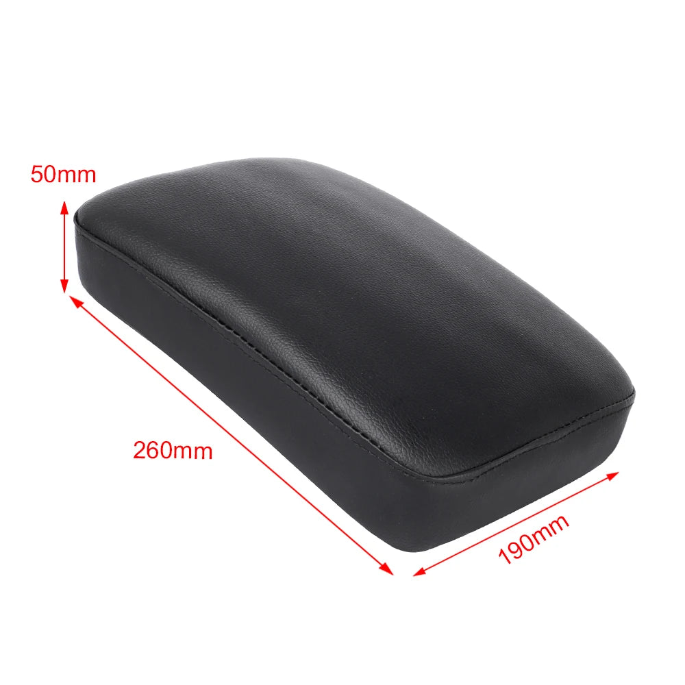 New Motorcycle Black Suction Cup Rear Pillion Passenger Pad Seat For Harley 883 1200 48 Universal