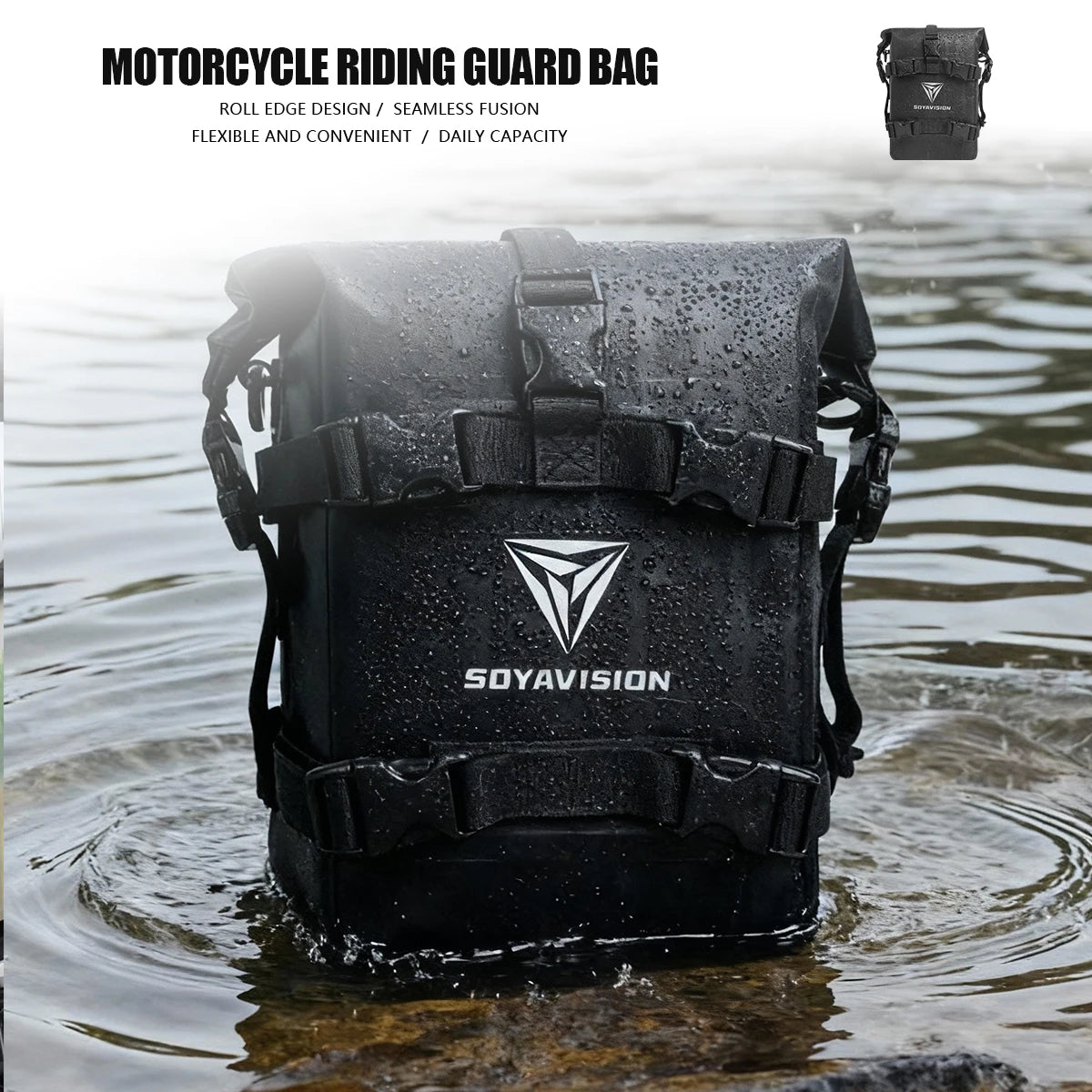 12L Large Size Bag Repair Tool Placement Bag For BMW R1200GS R1250GS HONDA Suzuki DL650 V-Strom Motorcycle Frame Crash Bars Bag