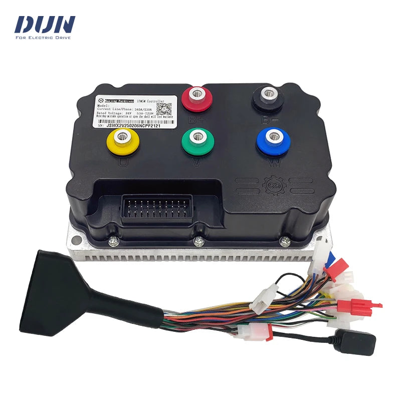 FarDriver 84V ND84530 BLDC Far Driver 84530 Controller Kit with N7 Speedometer and Throttle For QS138 90H V3 Electric Motorcycle