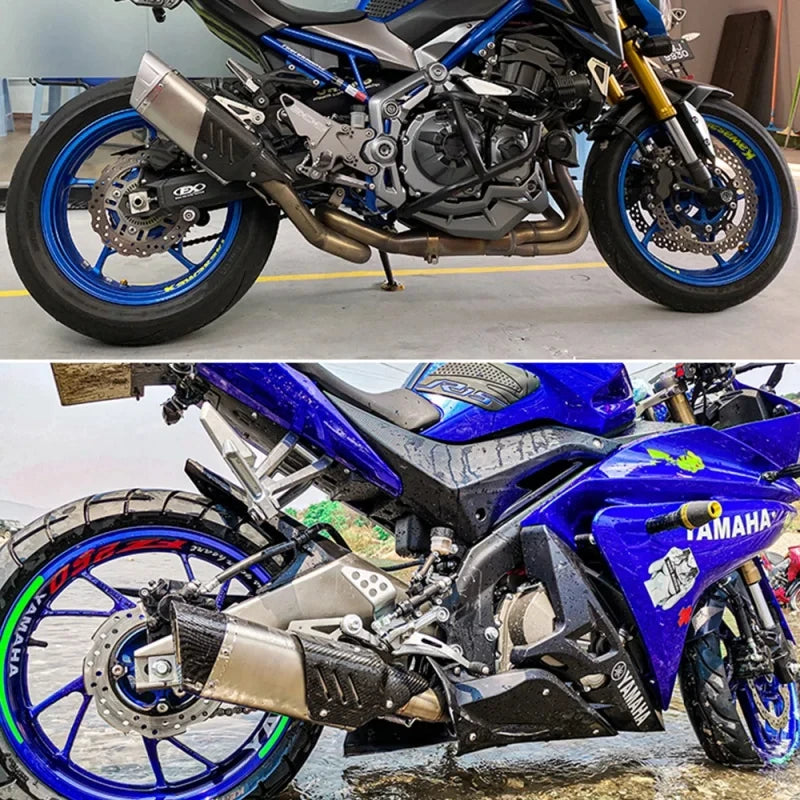 slip-on Motorcycle Exhaust Muffler Escapes Para Motos 51mm for Yamaha R6 R3 MT07 for KTM DUKE RC 390 Ninja Z400 high performance