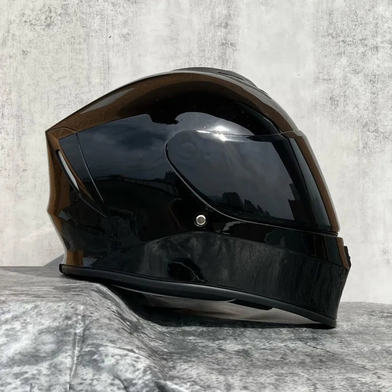018-Full Face Motorcycle Helmet Unisex All Season, DOT Safety Certified ABS Shell, Shockproof Breathable Adult Motorbike Gear