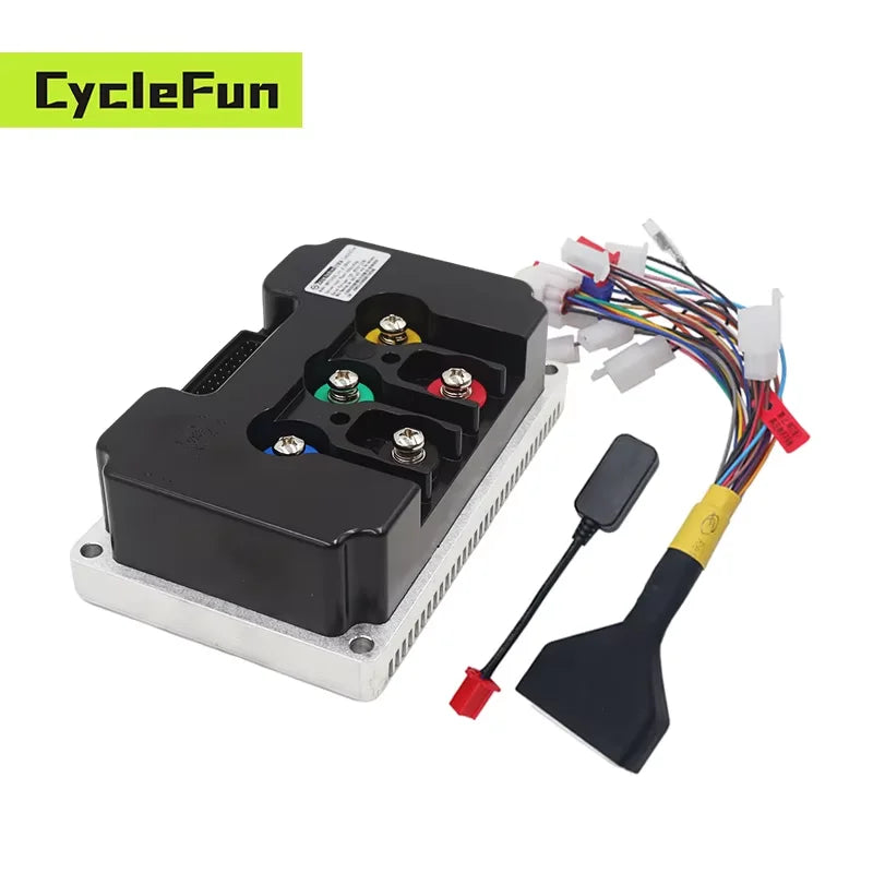 QS165 5KW Peak 10KW 6500RPM 48V-96V QS Mid-Drive Motor With ND72680 BLDC Sine Wave Controller For Electric Motorcycles Scooter