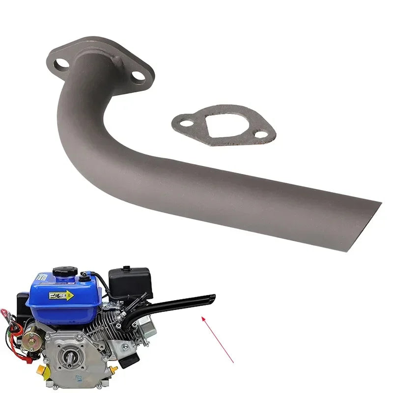 Exhaust Pipe Kit for Kart Mini Motorcycle Honda Predator 212cc GX160 GX200 DuroMax Mini Bike Engine Modification Exhaust Pipe