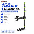 AMagisn Motorcycle Selfie Stick 110cm 150cm Telescopic Extension Pole for GoPro Insta360 DJI Action Camera Cycling Mount