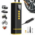 CARSUN 12V Wired Mini Portable Air Compressor 150PSI Digital Tire Inflator Smart LED Auto Shut-off CE for Car E-Bike Moto Balls