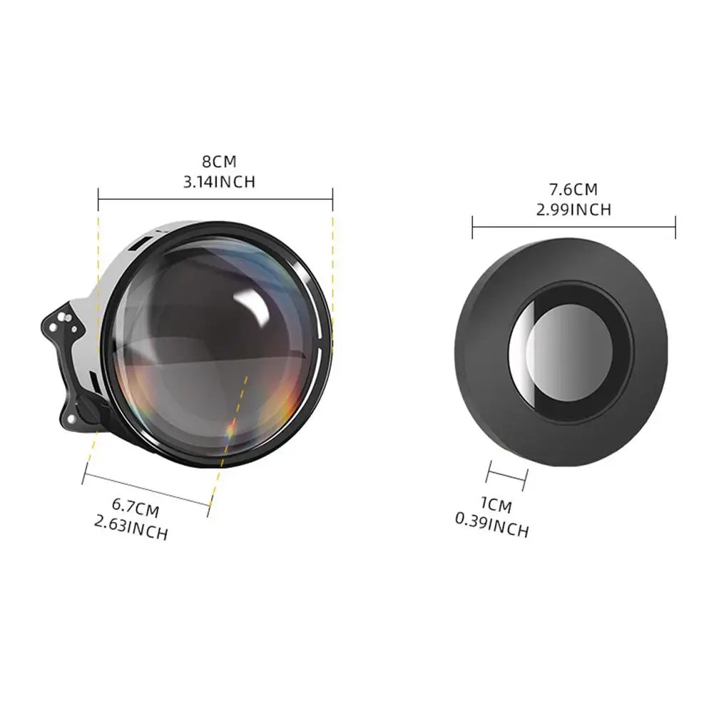 LED Dynamic Devil Eyes Style Car Lights 1.5W Lens Headlight Auto Decoration For Motorcycle/Car/SUV/Off-Road Eye Light Accessorie