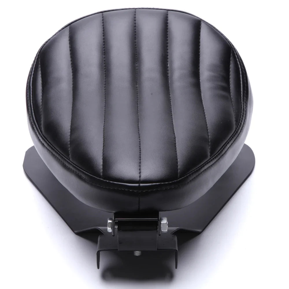 1 SET Motorcycle Retro Leather Solo Seat 3" Spring Bracket For Harley Custom Chopper Sportster Bobber Honda Yamaha Kawasaki