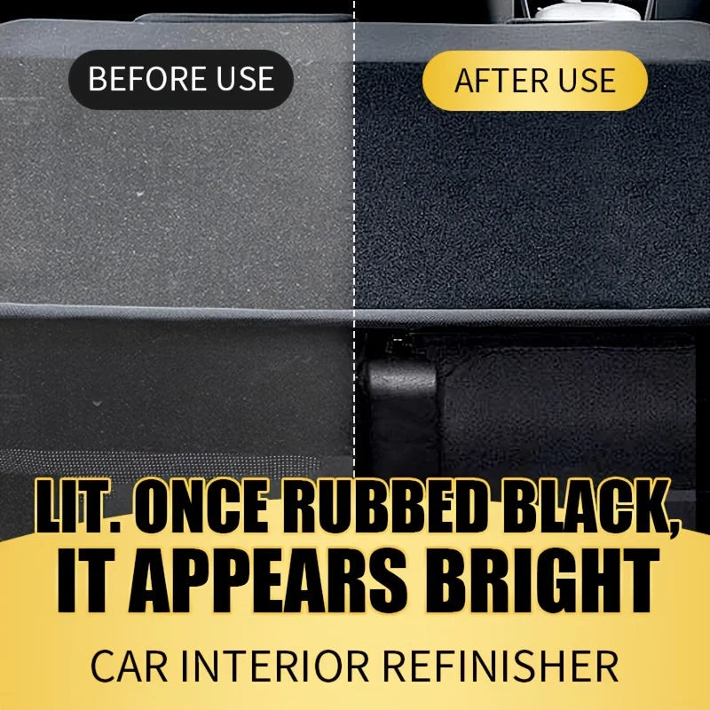 Motorcycle Car Plastic Restorer Coating Agent Auto Plastic Rubber Exterior Repair Clean Refresh Restoration Agent Black Brighten