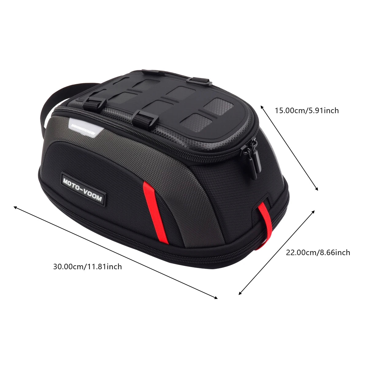 For R1200GS ADV R1250GS R 1250 GS F850GS F 750GS Magnetic Motorcycle Tank Bag Portable Card Phone Tool Bag Universal Black