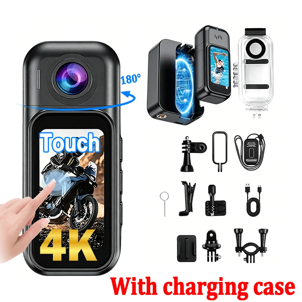 4K/1080P Outdoor Sports Camera In Helmet Motorcycle Bike Sport Mini Filming Bicycle Action Body Cam Video WIFI POV Vlog camera