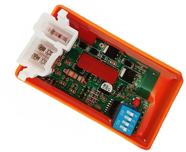 Motorcycle Lgnition 6 Pin 5 Pin AC CDI Box 4 Pin DC CDi with DIP Switch Speed limit4000-12000 for BIZ100 SUPER100 XY50-Q WEB100