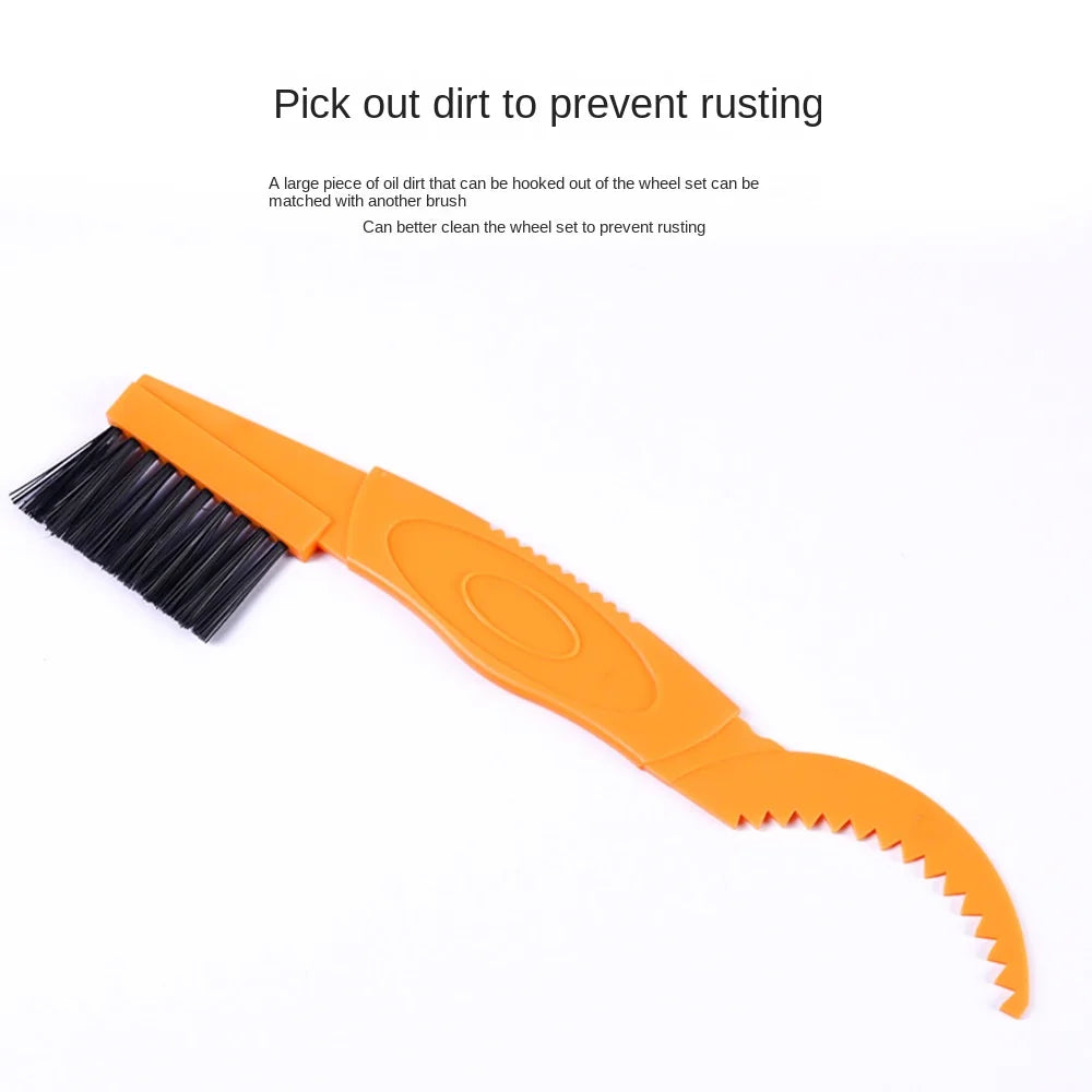 Chain Cleaner Tire Brush Outdoor Riding Cleaning Tools Mountain Motorcycle Fitting Cleaning Convenient Maintenance Kit