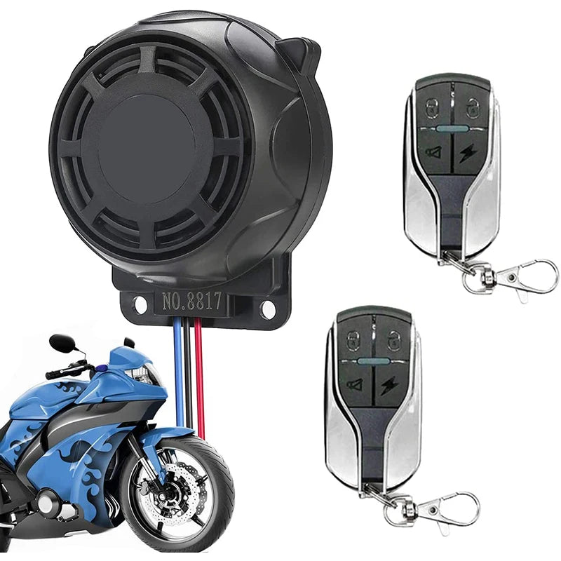 Dual Remote Control 12V Bike Scooter Motor Alarm System Car Keyring Motorcycle Alarm Security System Motorcycle Theft Protection