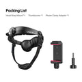 Ulanzi CM029 01 Head Strap Mount for Action Cameras Smartphones for DJI for Gopro Head Strap Mount for Cycling Hiking