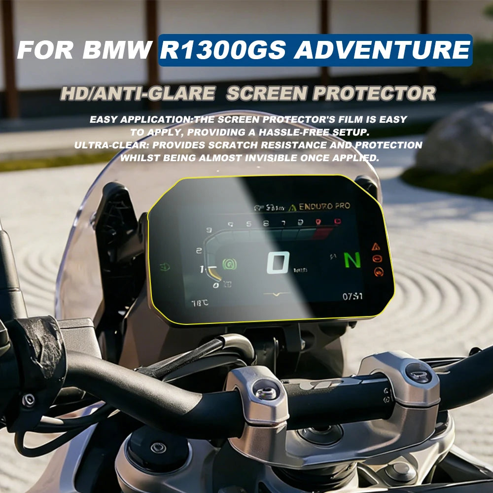 LCD TFT For BMW R 1300 GS ADVENTURE Display Protector R1300 GS ADV Motorcycle Instrument Protection Film Dashboard Screen Films