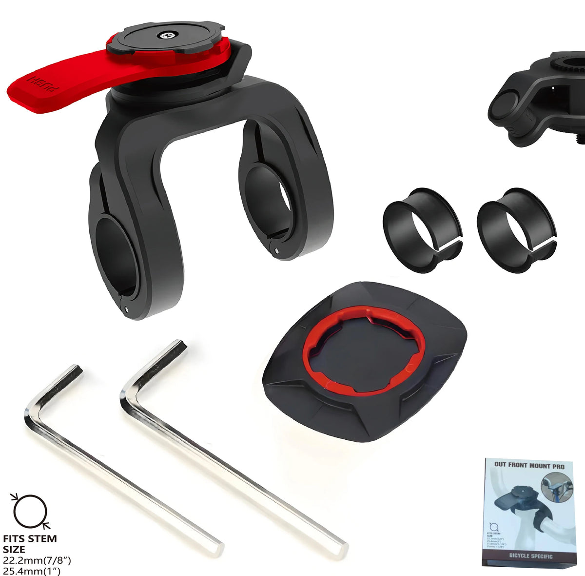 Motorcycle Phone Mount Anti-Vibration Dampener Heavy Duty Secure Grip Phone Holder for Adventure Bike Dirt Bike Harley Offroad