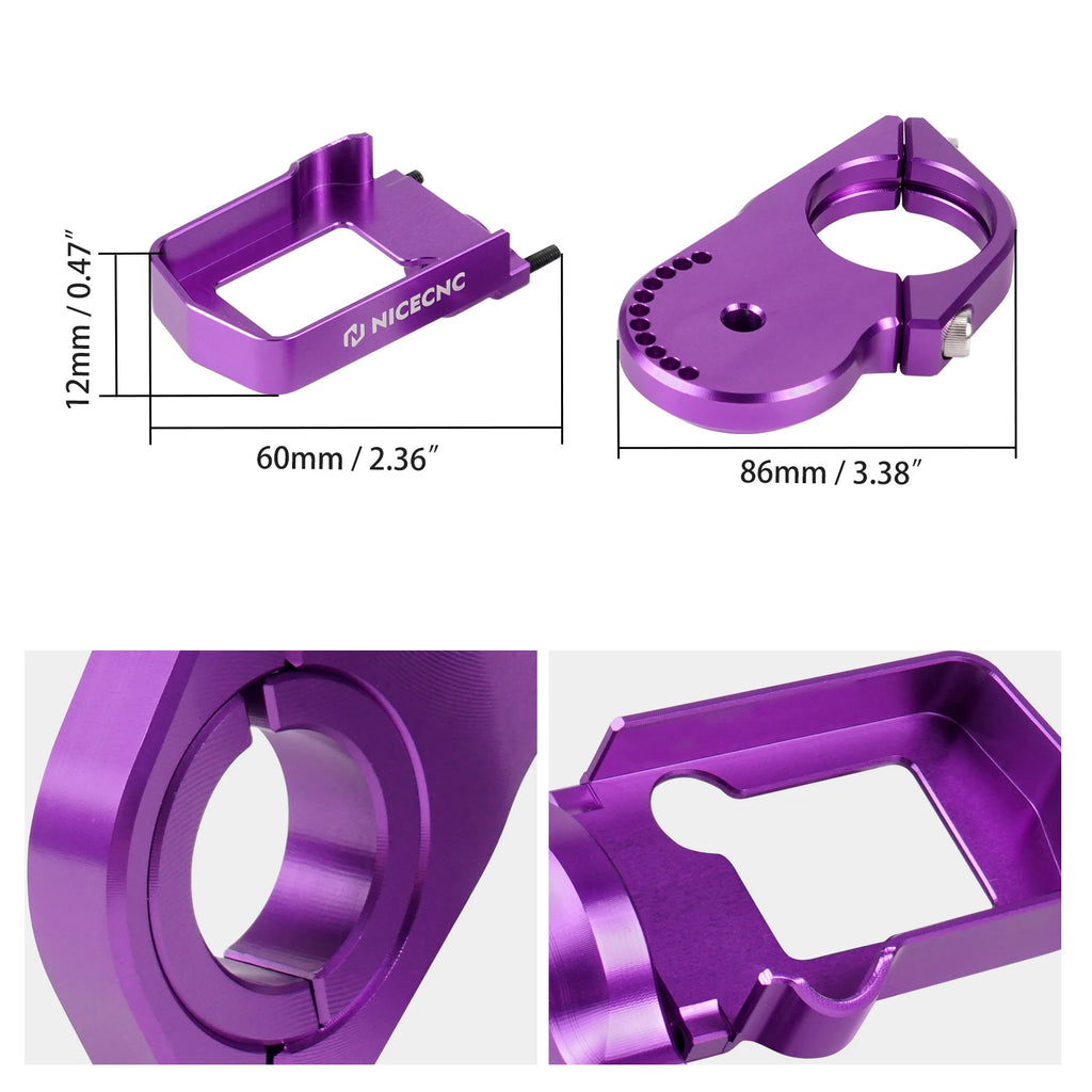 NICECNC For Surron Light Bee X S L1E Electric Dirt Bike Aluminum Digital Display Relocation Bracket For Segway X160 X260 2025