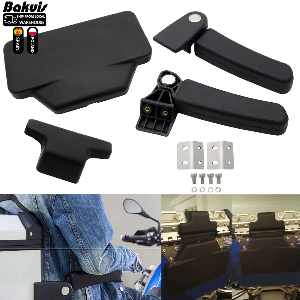 Motorcycle Aluminum Rear Box Passenger Armrest Fit For BMW R1250GS R1200 GS 1200 LC ADV F800GS F750GS F850GS Backrest Pad