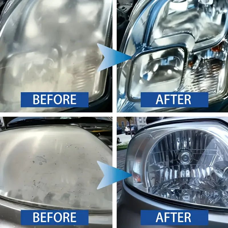 Car Motorcycle Headlight Restoration Polishing Kit Dashboard Scratch Remover Oxidation Cleaner Repair Paste for Car Motorcycle