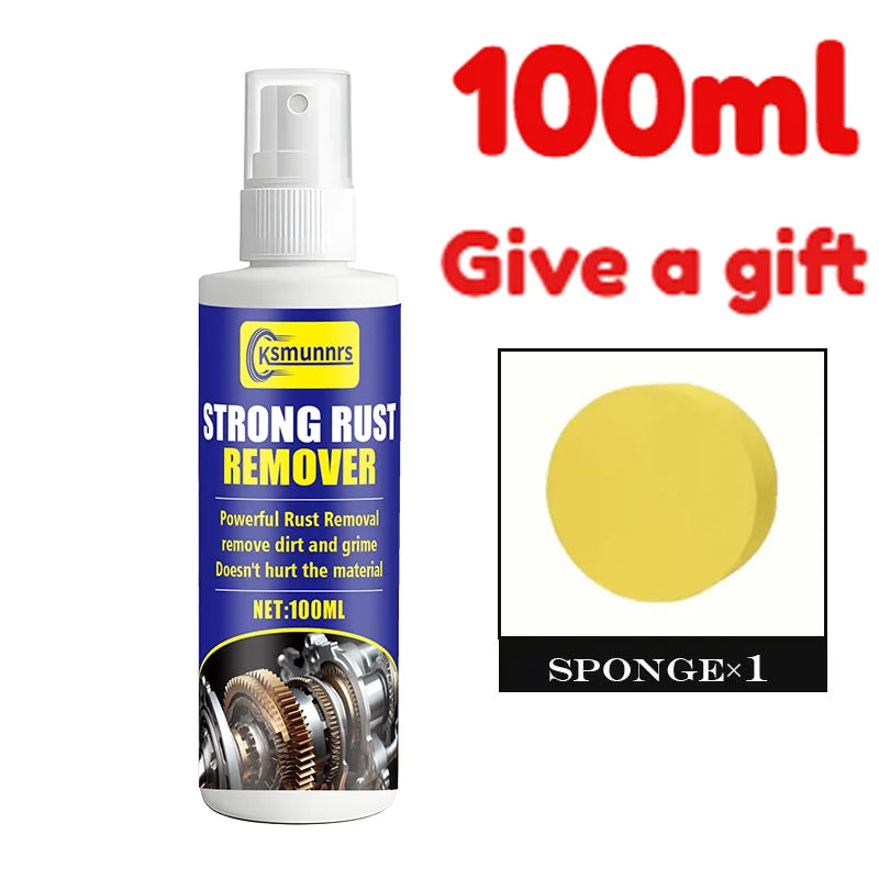 Motorcycle Strong Rust Remover for Metal steel 450ML Tough Rust Removal Strong Rust Removal Lubricant Anti Rust Spray Stain