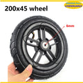 6mm 8mm 10mm inner hole Good quality wheel 200x45 wheel 8 inch Castor Wheel with Tyre & Tube motorcycle parts electric scooter