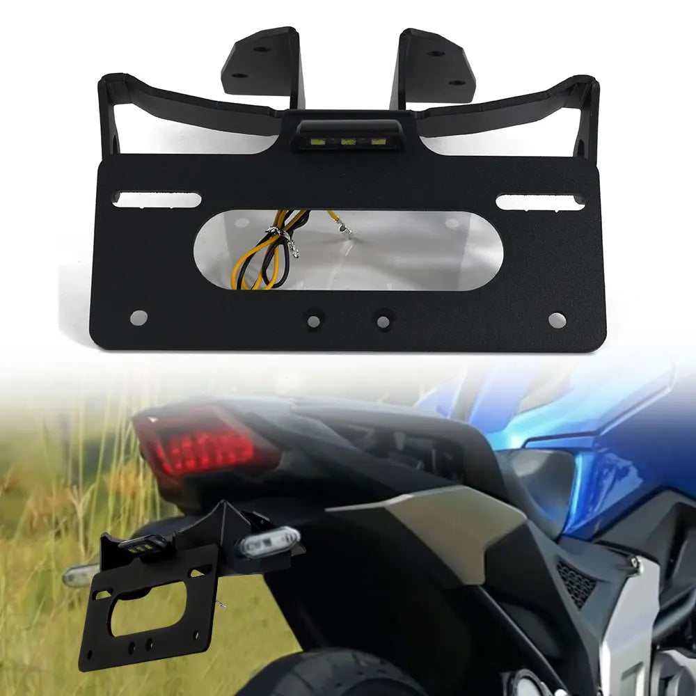 Motorcycle For Honda NC750X 2021-2024 2025 2026 Rear NC 750X License Plate Holder Bracket with Light Tail Tidy Fender Eliminator