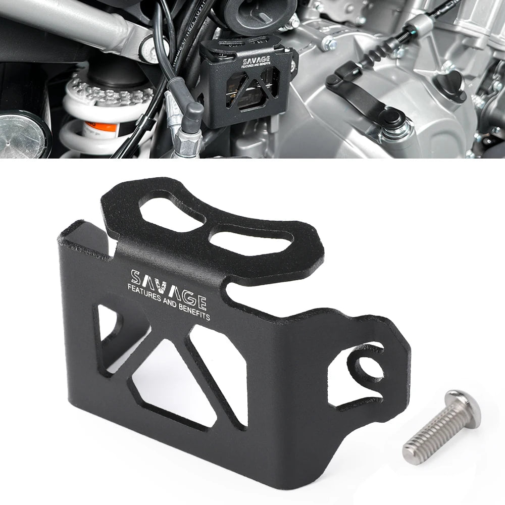 For CFMOTO 450MT IBEX 450 MT Motorcycle Rear Brake Fluid Reservoir Tank Guard Brake Master Cylinder Protector Cover For CF MOTO