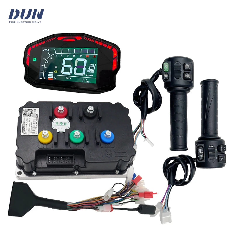 FarDriver ND72850 Phase 850A Sine Wave Far Driver 72850 Controller with DKD Display Throttle for 8000KW Electric Motorcycle ATV