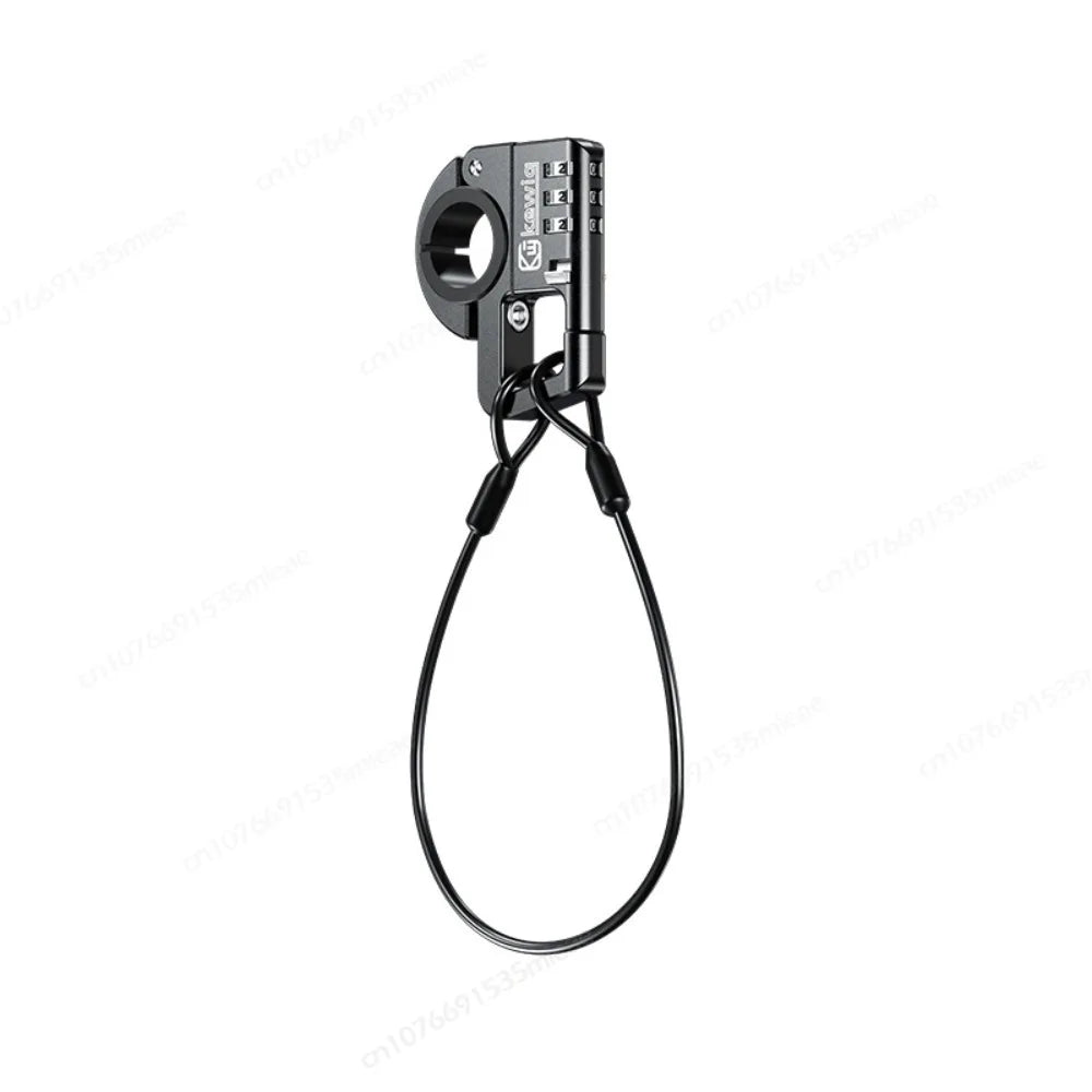 Motorcycle Handlebar Helmet Lock Aluminum Alloy Anti Theft Lock for Handlebar Diameter Within 0.875"/1"/1.125" Bike ATV Scooter