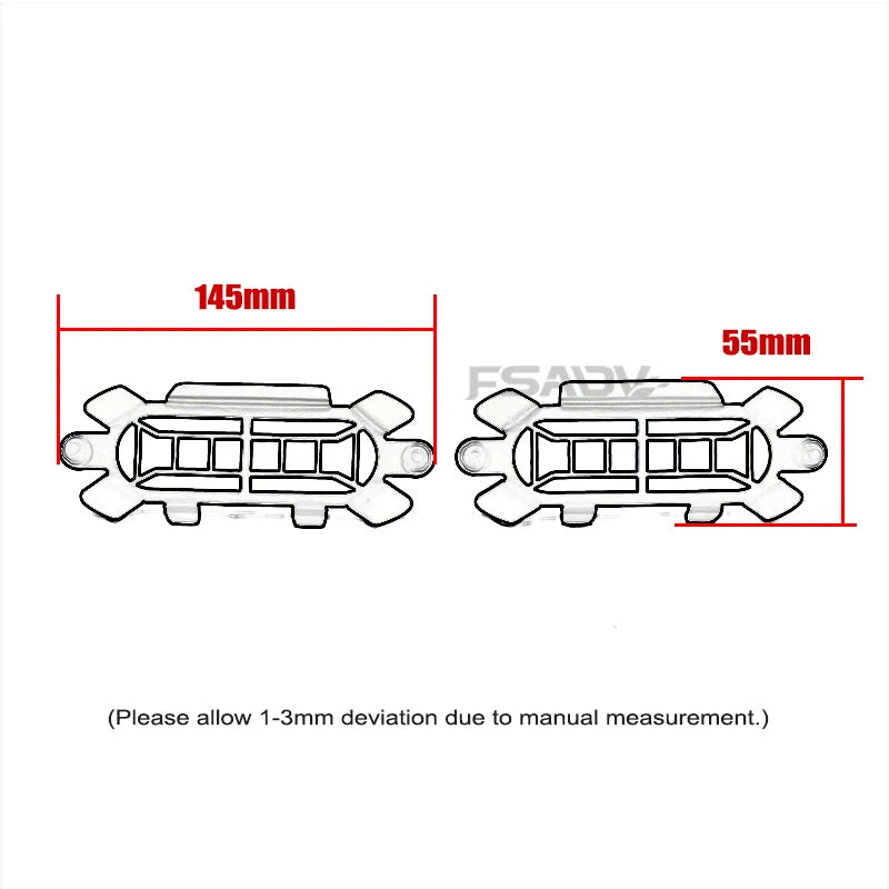 For BMW R1300GS ADV R 1300 GS Adventure 2024-2026 Motorcycle LED Auxiliary Light Cover Lamp Protection Guard Grille Accessories
