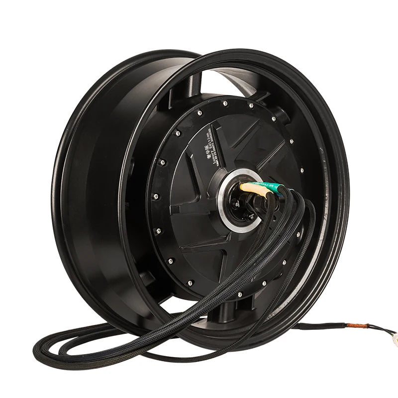 130KMH YMMOTOR 17*6.0inch Rated 8KW WP Brushless DC Racing Version Electric Motor For E-Motorcycle