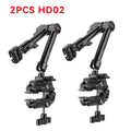 Ulanzi HD02 Quick Release Clamp Bracket Magic Arm Super Clamp with 360° Mini Ball Head 1/4 Screw Clip for SLR Camera Gopro Phone