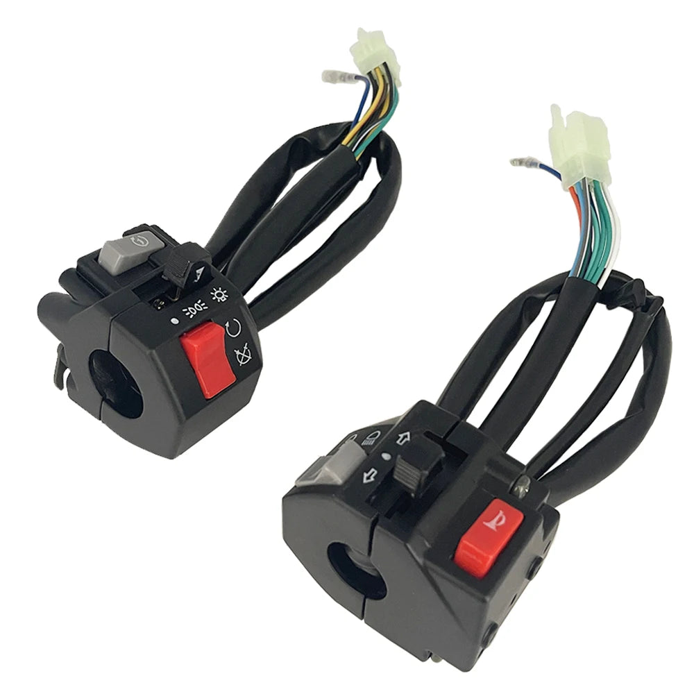 BAOLUN    For Yamaha XV250 Virago SRX600 FZR250 RZ250 YPVS RZ350 TZR250 RD250 7/8" 22mm  Handlebar Switch Control Left Right