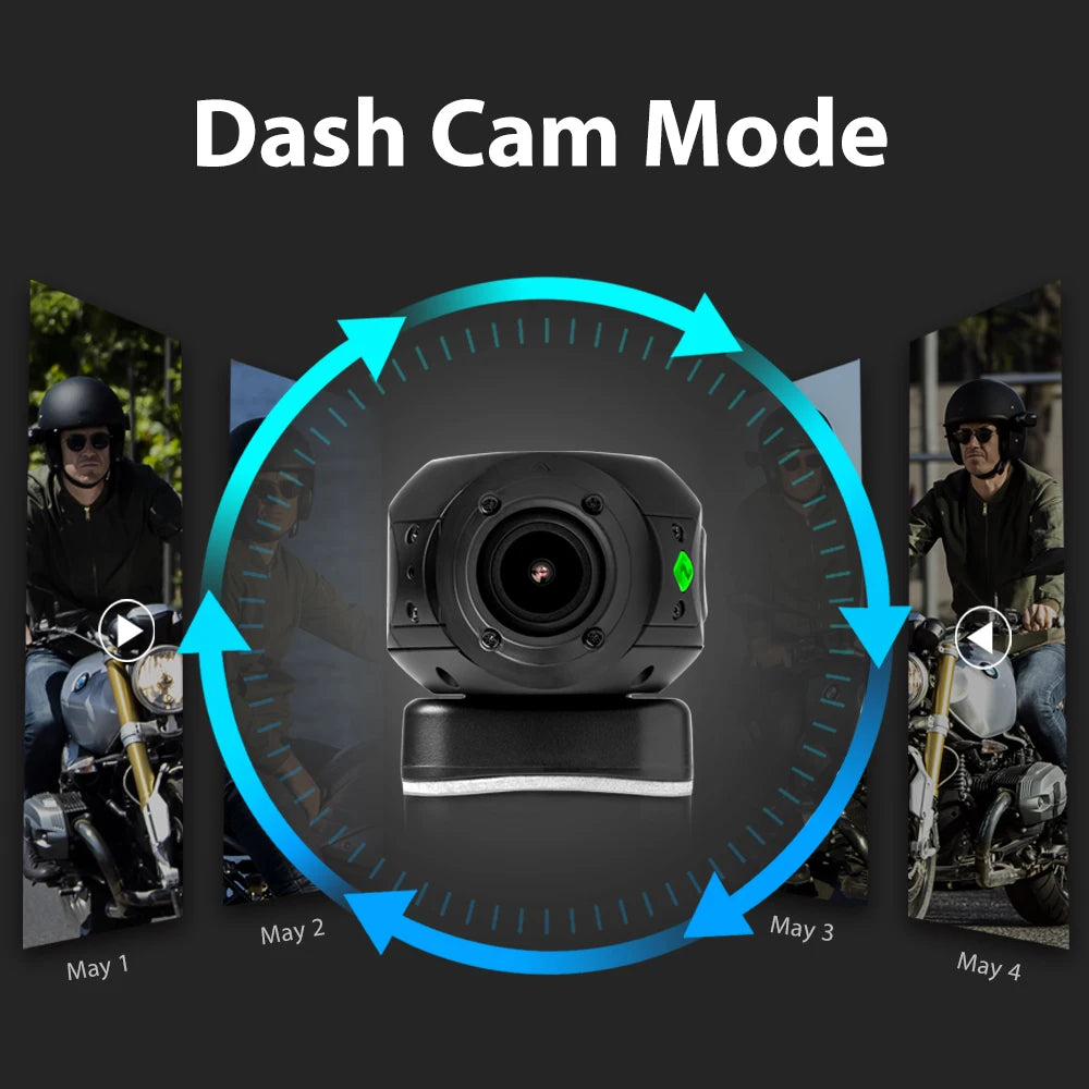 Drift Ghost XL Sport Action Camera 1080P WiFi 9 Hours Battery Life IPX7 Waterproof Wearable Live Stream Vlog Motorcycle Bicycle
