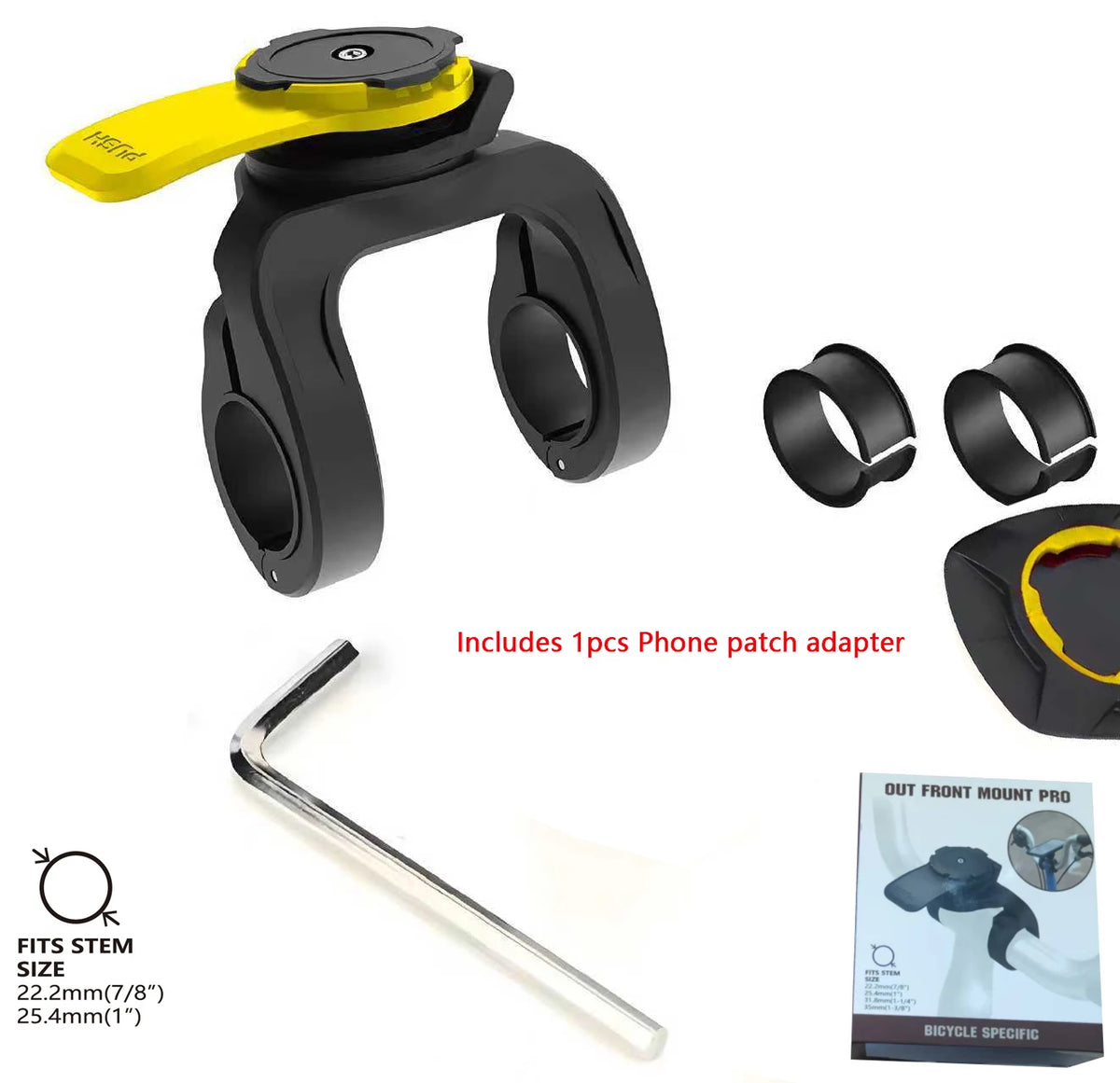 Motorcycle Phone Mount Anti-Vibration Dampener Heavy Duty Secure Grip Phone Holder for Adventure Bike Dirt Bike Harley Offroad