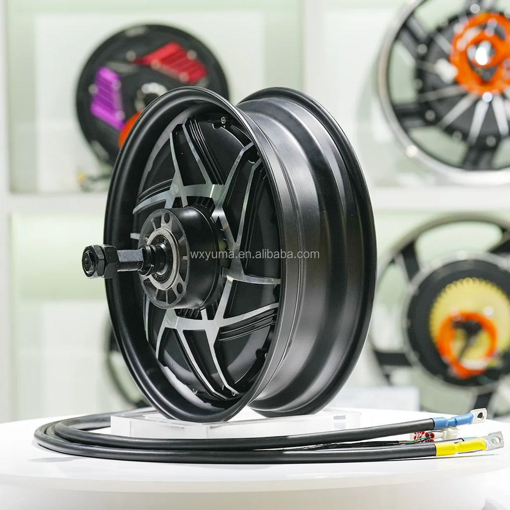High Power Fast Speed 12Inch GT 5000W Electric Motorcycle Conversion Kits Brushless DC Motor