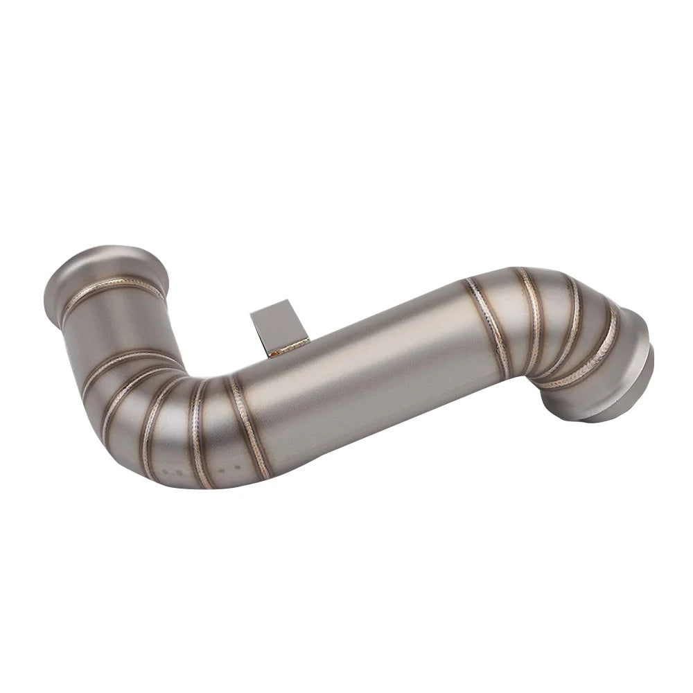 Motorcycle Exhaust Middle Link Pipe Escape Moto Muffler Slip On For 800NK 790 890 Adventure R Rally 2018-2022