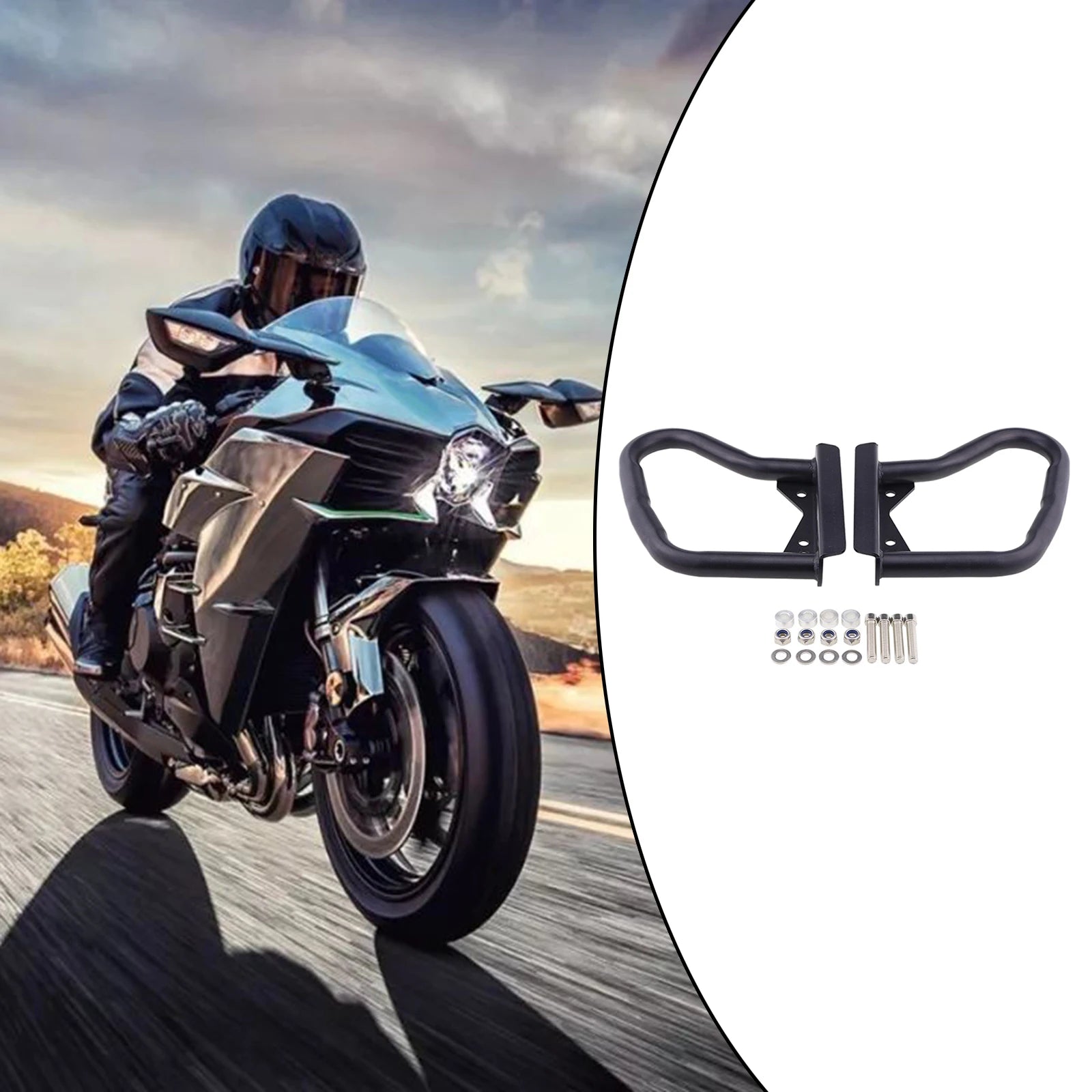 Motorcycle Engine Guard Crash Protector Fit for Guzzi V7 V9 Roamer Bobber 2016-2020 Motorcycle Accessories Fall Protection