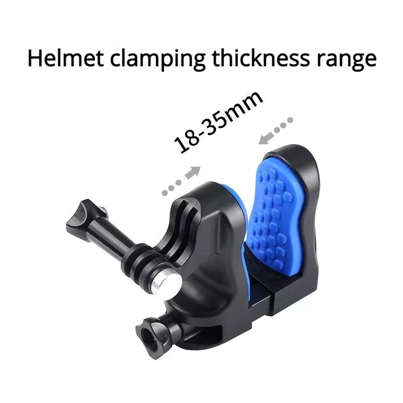 Clip on Helmet Chin Stand Gopro Sports Camera Outdoor First Person Motorcycle Riding Fixed Clip