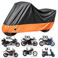 Motorcycle Waterproof Cover Universal Outdoor Protection Dust Motorbike Rain Cover Sunshade Dustproof Uv Protective M L XL  4XL