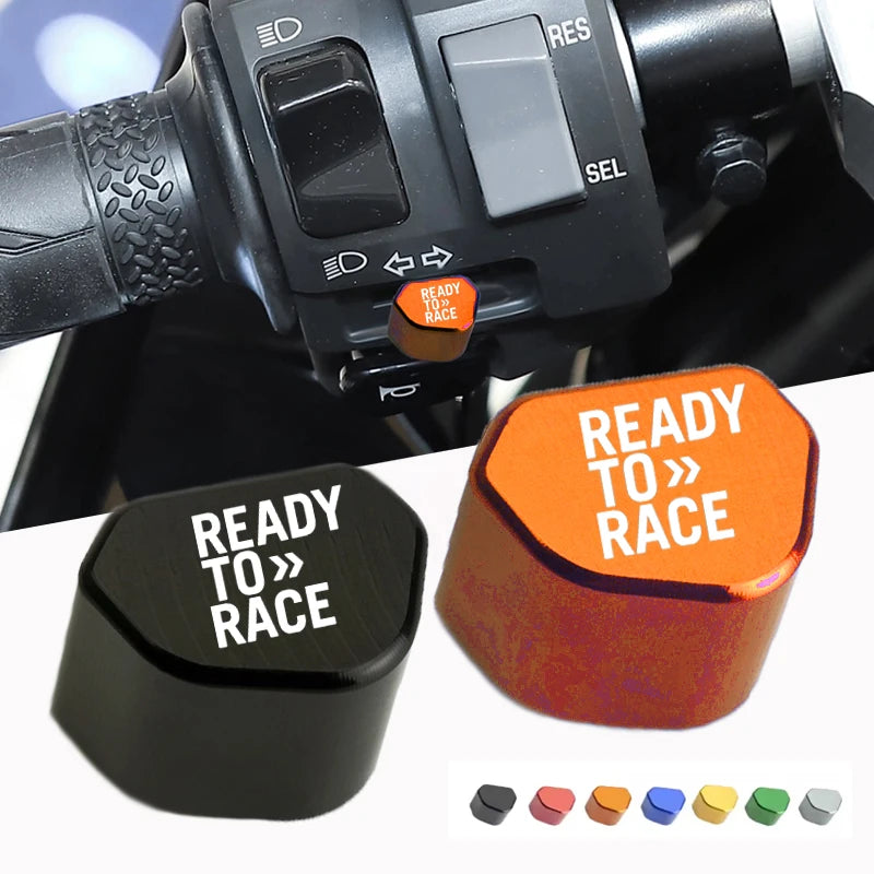 For KTM Ready to Race Duke 390 690 790 890 1190 Rc 1290 Adventure Mototcycle CNC Switch Button Turn Signal Switch Key cap