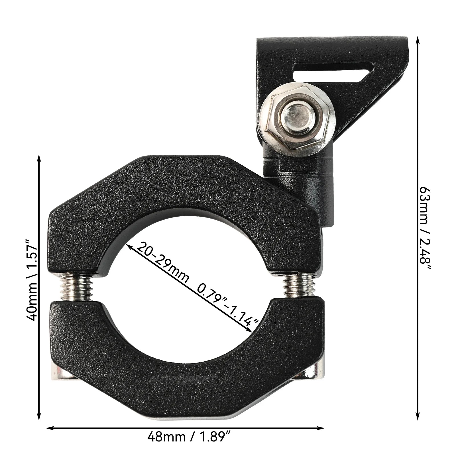 Motorcycle LED Headlight Spotlight Mount Bracket Adjustable Fog Light Auxiliary Lamp Bumper Clamps Holder Motorcycle Accessories