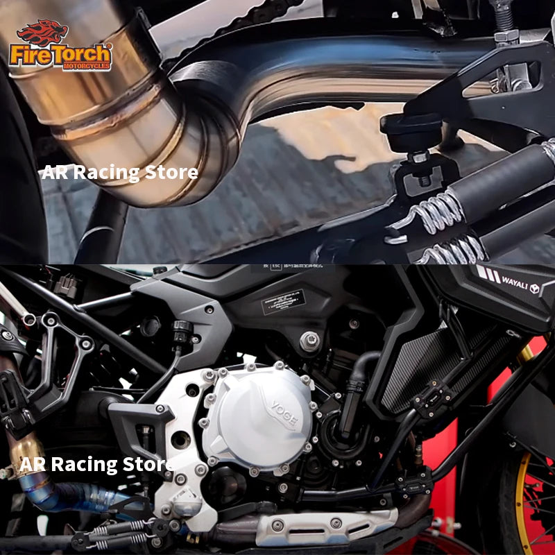 For VOGE 900DS 900 DS DS900X DS900 X 2024 2025 Motorcycle Exhaust Escape Moto Modified Mid Link Pipe Connect Muffler Original