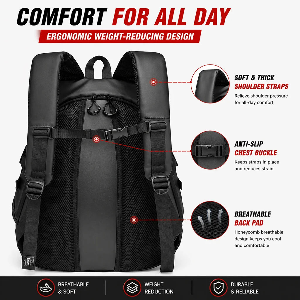 Knight Backpack Motorcycle Helmet Bag Travel Equipment Waterproof Large Capacity For CFMOTO 675NK 675sr 675sr-r 675 SR SR-R NK