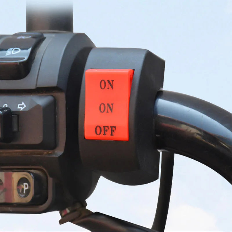 Motorcycle Parts Modification Handlebar Switch, Spotlight Waterproof Switch, High And Low Beam Switch Electronics Accessories
